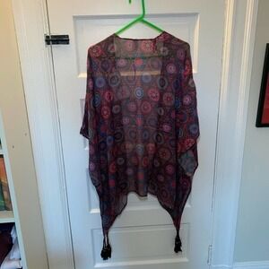 𝅺satva Akula Kimono in Eastern Tile Print M/L